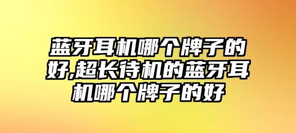 藍(lán)牙耳機哪個牌子的好,超長待機的藍(lán)牙耳機哪個牌子的好